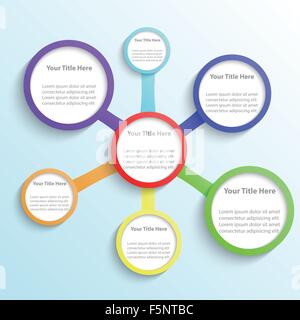 Un minimum d'arrière-plan modèle infographique, VECTOR, EPS10 Illustration de Vecteur