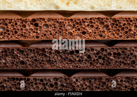 La texture de chocolat Banque D'Images