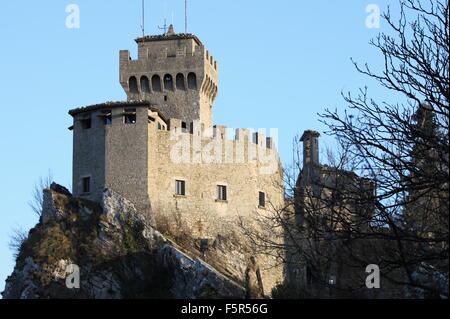 Della Rocca Guaita, la plus ancienne forteresse de San Marino Banque D'Images