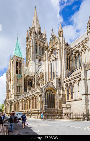 Cathédrale de Truro, Cornwall, Angleterre, Royaume-Uni, Europe. Banque D'Images