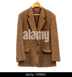 Au début des années 1960, Vintage veste Harris Tweed (100 % pure laine) par Pitlochry Countrywear, tissé à la main dans les Hébrides extérieures. Banque D'Images