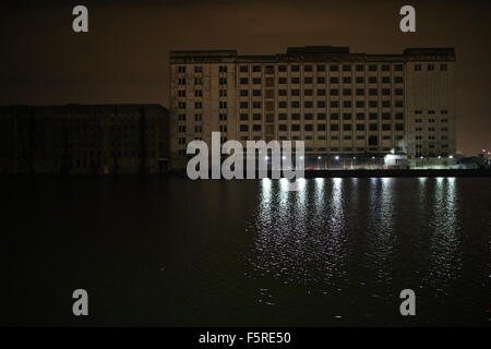 Nuit à Moulins Millenium Banque D'Images