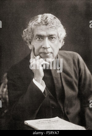 Sir Jagadish Chandra Bose, 1858 - 1937. Grand penseur indien, physicien, biologiste, biophysicien, botaniste, archéologue, et un écrivain de science-fiction. Banque D'Images