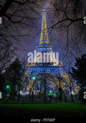 La Tour Eiffel France Banque D'Images