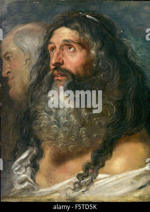 Peter Paul Rubens - Etude de deux têtes Banque D'Images