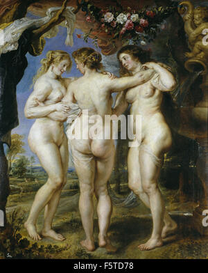 Peter Paul Rubens - Les Trois Grâces Banque D'Images