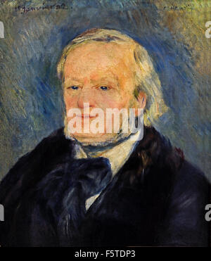 Richard Wagner 1882 Pierre Auguste Renoir 1841-1919 France impressionnistes français ( Wilhelm Richard Wagner 1813 - 1883 compositeur allemand de musique de concert opéra ) Banque D'Images