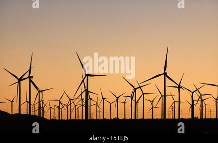 L'Alta Wind Energy Center dans le comté de Kern, en Californie. Banque D'Images