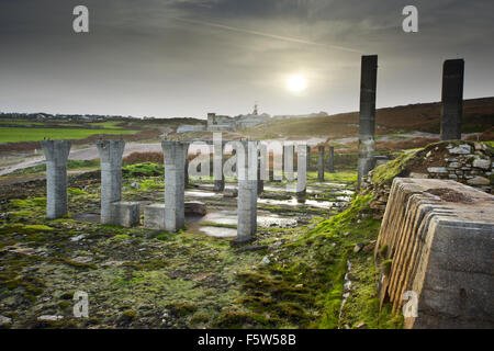 Geevor Tin Mine Pendeen et Trewellard Cornwall England UK Banque D'Images