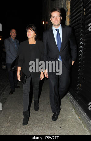 Célébrités à Firehouse Chiltern Avec : Claudia Winkleman, Kris Thykier Où : London, Royaume-Uni Quand : 10 Oct 2015 Banque D'Images