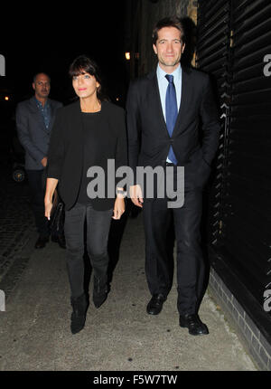 Célébrités à Firehouse Chiltern Avec : Claudia Winkleman, Kris Thykier Où : London, Royaume-Uni Quand : 10 Oct 2015 Banque D'Images