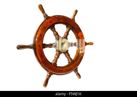 Un très vieux bateau volant marron Banque D'Images