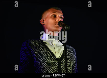 Stromae effectue en concert au Centre James L. Knight comprend : Stromae Où : Miami, Florida, United States Quand : 12 Oct 2015 Banque D'Images