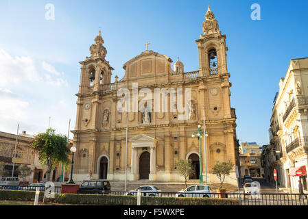 Église de Saint-Joseph d'Eivissa. La Valette. Malte Banque D'Images