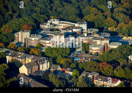 Université de Duisburg / Essen, Campus, Cookie Jar, Duisburg, Ruhr, Nordrhein-Westfalen, Allemagne, Europe, vue aérienne, Banque D'Images