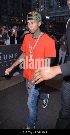 Kylie Jenner et Tyga sortir pour dîner à New York comprend : Tyga, Kylie Jenner Où : Manhattan, New York, United States Quand : 15 sept 2015 Banque D'Images