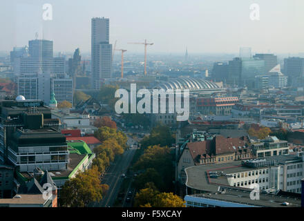 Sie der Skyline von Berlin City West u.a. mit dem, der und Europacenter,Gedachtniskirche dem Zoofenster Hochhaus, Berlin-Charl Banque D'Images