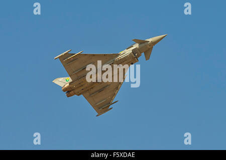 L'Eurofighter Typhoon à Dubaï Air Show 2015 à DUBAÏ, ÉMIRATS ARABES UNIS Banque D'Images