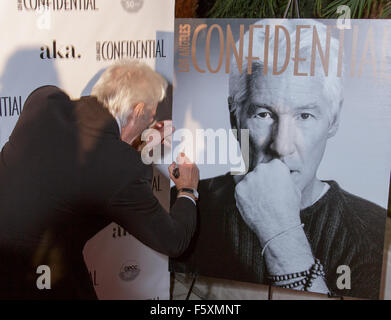 Los Angeles magazine confidentiel fête la sortie de leur numéro d'octobre avec couvercle star Richard Gere à AKA Beverly Hills avec : Richard Gere Où : Los Angeles, California, United States Quand : 18 Oct 2015 Banque D'Images