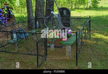 Cimetière du Village. Banque D'Images