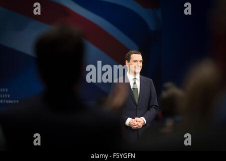 Congrès du Parti conservateur en 2015. George Osborne Banque D'Images