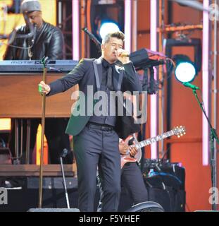 Robin Thicke à ABC Studios pour Jimmy Kimmel Live ! Avec : Robin Thicke Où : Los Angeles, California, United States Quand : 21 Oct 2015 Banque D'Images