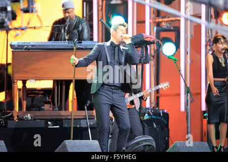 Robin Thicke à ABC Studios pour Jimmy Kimmel Live ! Avec : Robin Thicke Où : Los Angeles, California, United States Quand : 21 Oct 2015 Banque D'Images