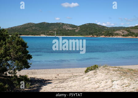 La baie de la Rondinara, Corse, France Banque D'Images