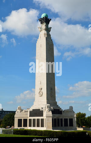 Mémorial naval par Sir Robert Lorimer (construit en 1924) sur Plymouth Hoe, Devon, Angleterre Banque D'Images