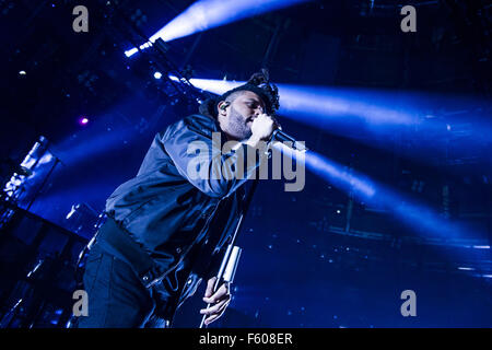 L'exécution de The Weeknd live au Festival de musique d'Apple au Roundhouse comprend : l'Abel Tesfaye, The Weeknd Où : London, Royaume-Uni Quand : 23 sept 2015 Banque D'Images