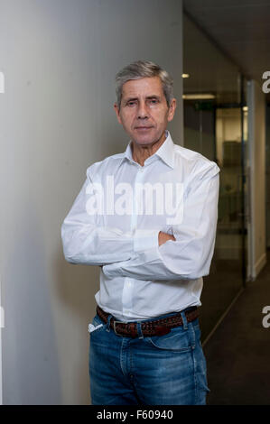 Stuart Rose et Tom Keegan juges pour nouvelle concurrence Ocado de trouver de nouvelles affaires alimentaire pour le distributeur alimentaire en ligne. Photo de M & C Saatchi 15 bureaux de Golden Square London W1 Banque D'Images