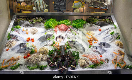 Fruits de mer restaurant Banque D'Images