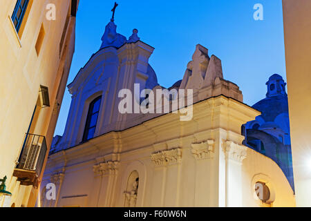 Eglise de Saint Stephen dans Capri. Capri, Campanie, Italie Banque D'Images