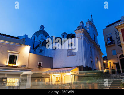 Eglise de Saint Stephen dans Capri. Capri, Campanie, Italie Banque D'Images