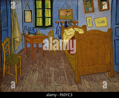 La chambre de Vincent à Arles Vincent van Gogh 1853-1890 Pays-Bas Néerlandais Banque D'Images