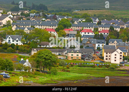 L'île de Skye, Portree, région des Highlands, en Écosse, Royaume-Uni Banque D'Images