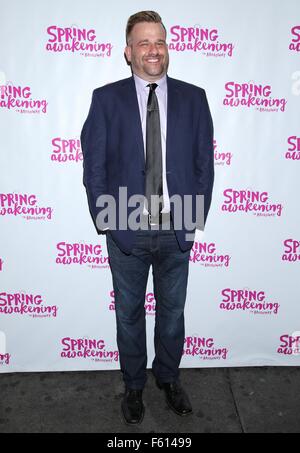 Soirée d'ouverture pour l'Éveil du printemps au Brooks Atkinson Theatre - Arrivées. Avec : Stephen Wallem Où : New York City, New York, United States Quand : 28 Oct 2015 Banque D'Images