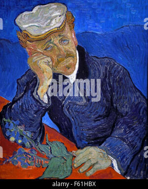 Portrait du Dr Gachet 1890 Vincent van Gogh 1853–1890 Vincent Willem van Gogh 30 mars 1853 – 29 juillet 1890, peintre post-impressionniste néerlandais Banque D'Images