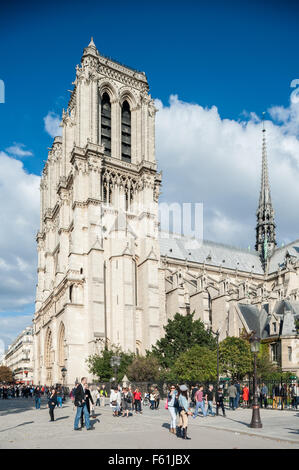 France, Paris, Notre dame Banque D'Images