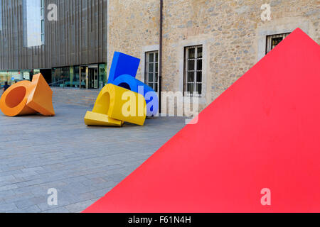 Generalitat de Catalunya, ville de Gérone, Catalogne, Espagne, Europe Banque D'Images