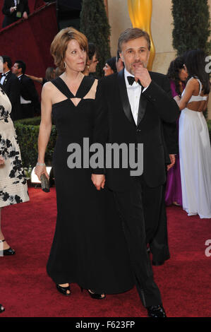 LOS ANGELES, CA - 7 mars 2010 : Christoph Waltz à la 82e Conférence annuelle de l'Academy Awards au Kodak Theatre, à Hollywood. Banque D'Images