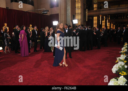 LOS ANGELES, CA - 7 mars 2010 : Mariah Carey à la 82e Conférence annuelle de l'Academy Awards au Kodak Theatre, à Hollywood. Banque D'Images