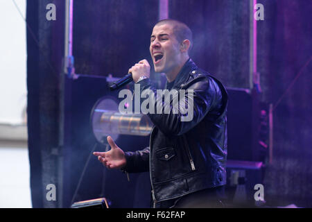 Z100's Jingle Ball 2015 Le coup d'événement mettant en vedette : Atmosphère Où : New York, United States Quand : 06 Oct 2015 Banque D'Images