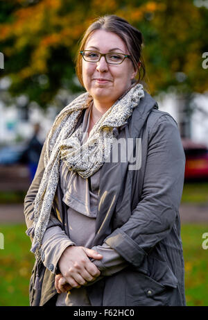 Cheltenham Literature Festival - Jour 5 avec : Ruth Ware Où : Cheltenham, Royaume-Uni Quand : 06 Oct 2015 Banque D'Images