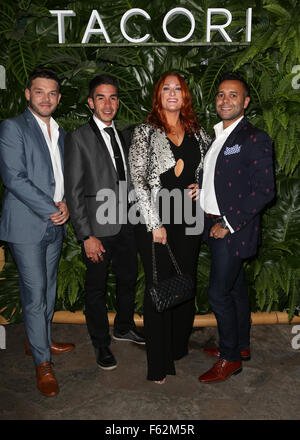 7e Club Riviera Tacori tenue au Bar Tropicana au Hollywood Roosevelt Hotel - Arrivées avec : où : Hollywood, California, United States Quand : 06 Oct 2015 Banque D'Images