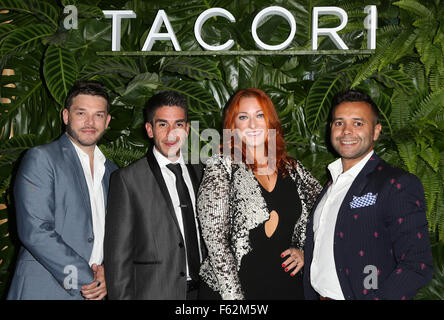 7e Club Riviera Tacori tenue au Bar Tropicana au Hollywood Roosevelt Hotel - Arrivées avec : où : Hollywood, California, United States Quand : 06 Oct 2015 Banque D'Images