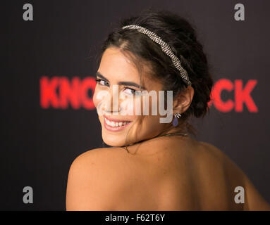 Première mondiale de la "Lionsgate Knock Knock' en chinois TCL 6 cinémas à Hollywood - Arrivées comprend : Lorenza Izzo Où : Los Angeles, California, United States Quand : 07 Oct 2015 Banque D'Images