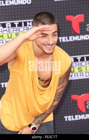 Assister à des célébrités Telemundo's Latin American Music Awards Red Carpet au Kodak Theater. En vedette : Maluma Où : Los Angeles, California, United States Quand : 09 Oct 2015 Banque D'Images