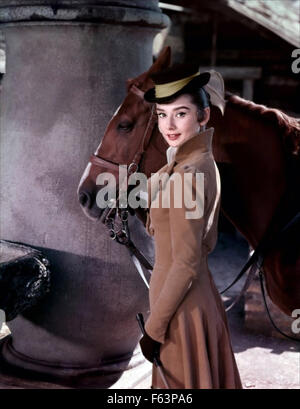 La GUERRE ET LA PAIX 1956 Paramount Pictures film avec Audrey Hepburn Banque D'Images