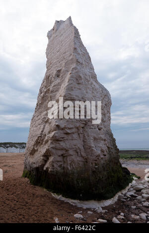 Une petite pile de craie à Botany Bay, Broadstairs, Kent Banque D'Images